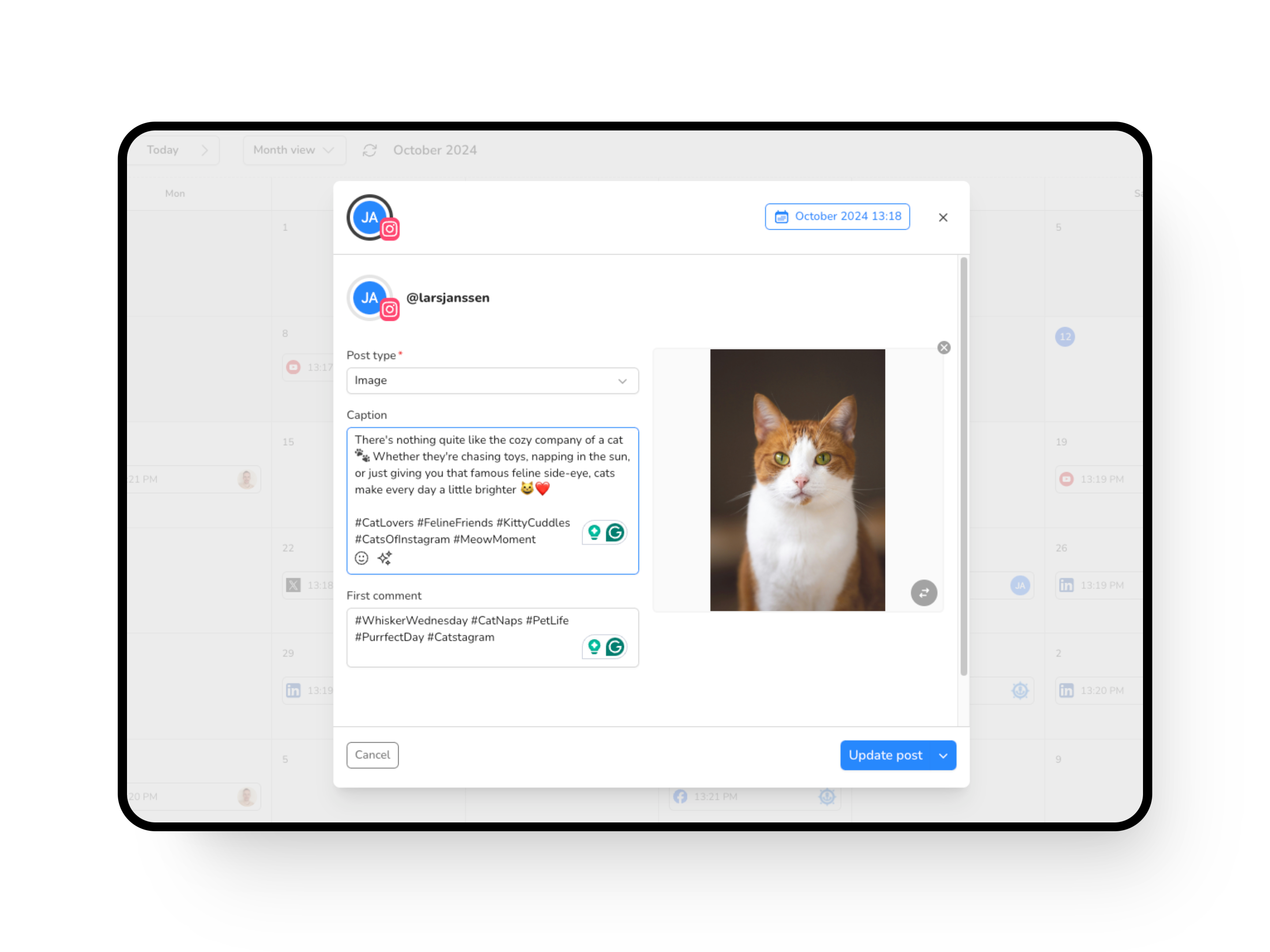 AI Caption Writing - ScheduleWave
